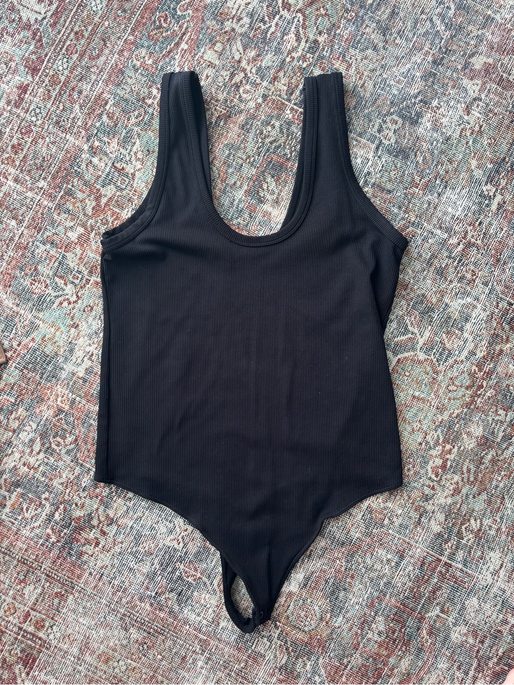 Abercrombie softAF Ribbed Scoop Neck Bodysuit